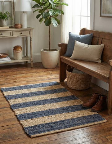 2' 2 x 3' 1 Handmade Braided Jute Rug