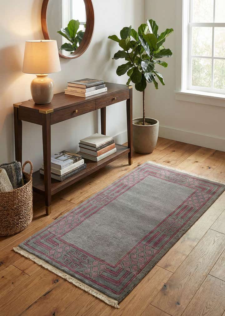 2' 6 x 4' 8 Hand Knotted Tibet Wool Rug