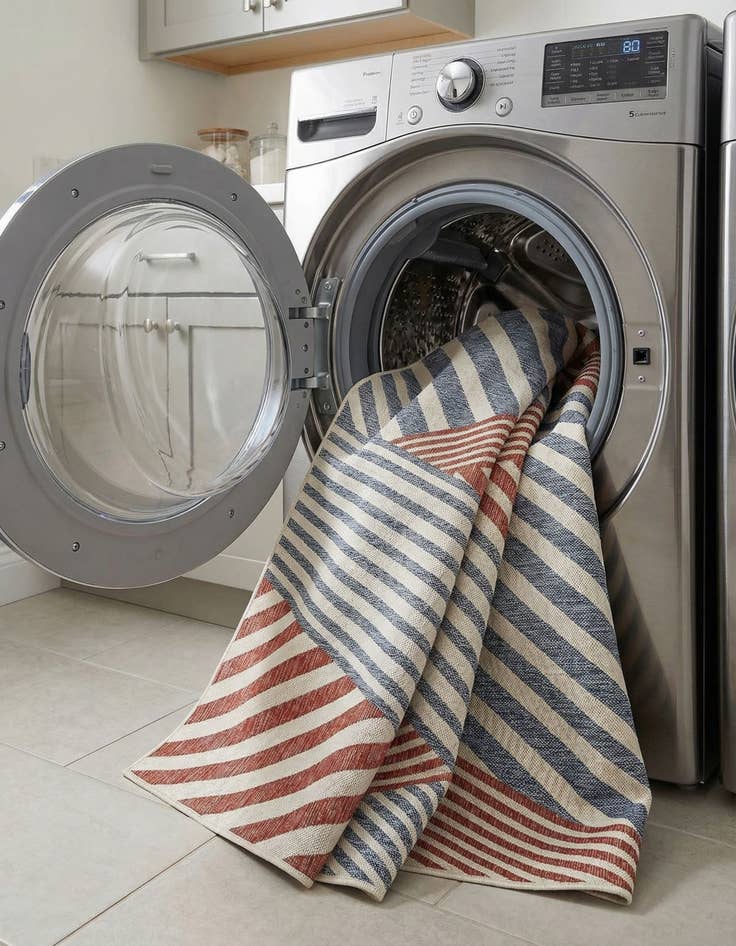 Detail image of 7' 10 x 10'  Washable Jill Zarin Indoor / Outdoor Rug