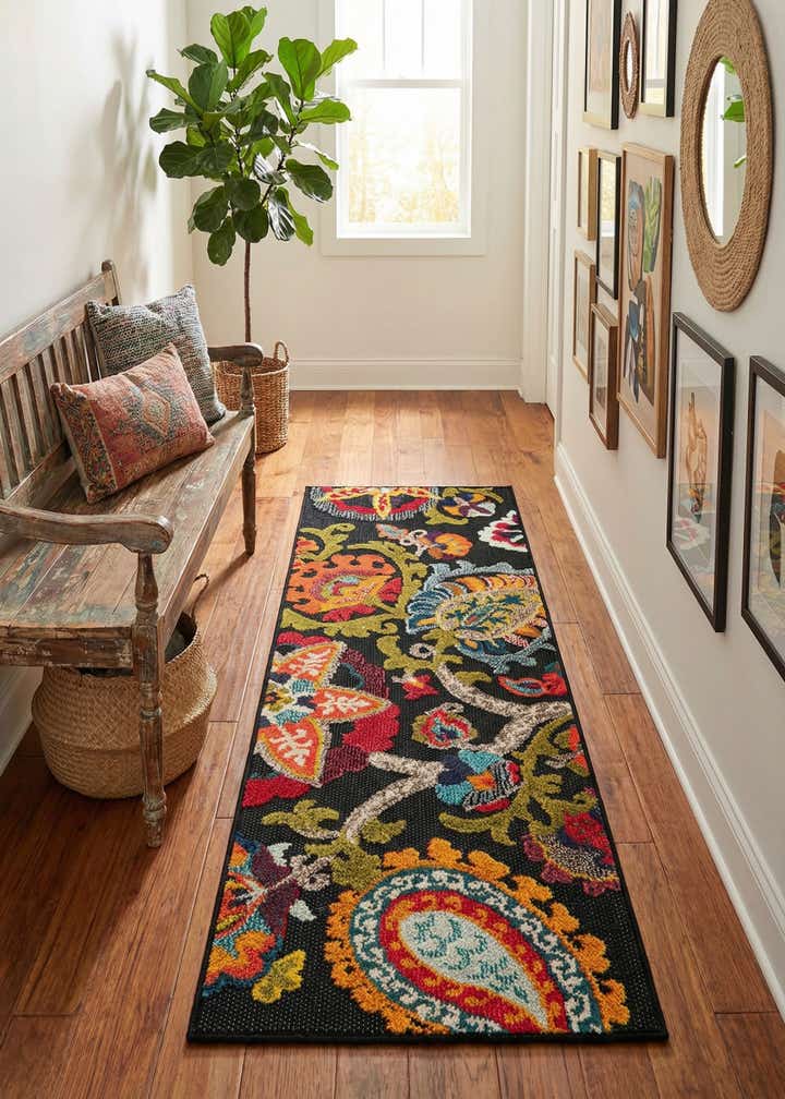 2' x 5' Easy-Clean Casablanca Indoor / Outdoor Runner Rug