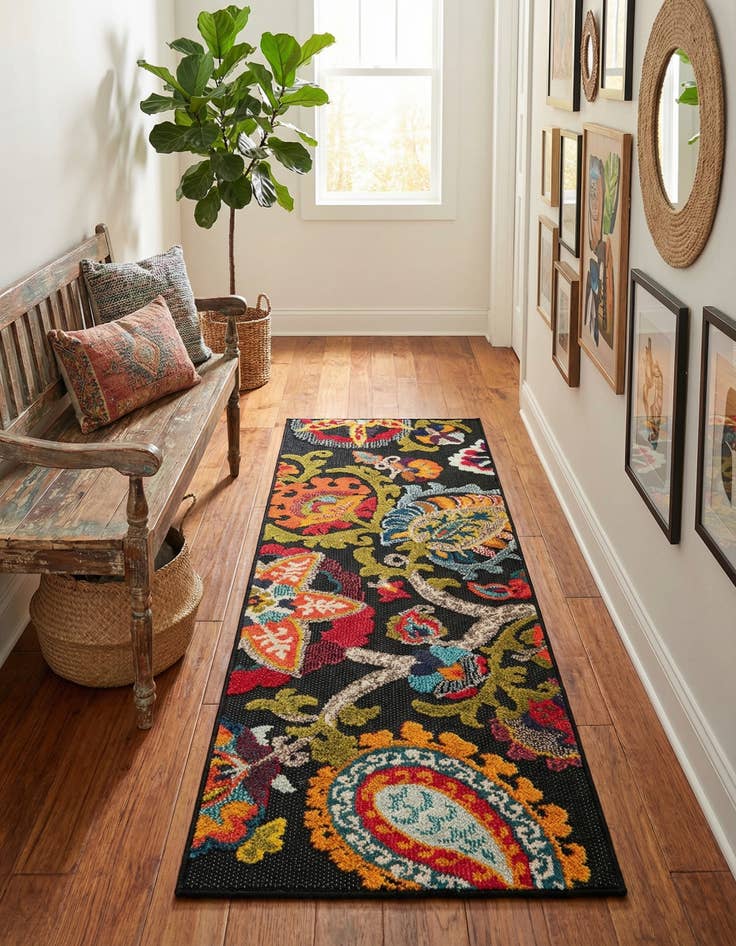 Detail image of 2' x 5' Easy-Clean Casablanca Indoor / Outdoor Runner Rug