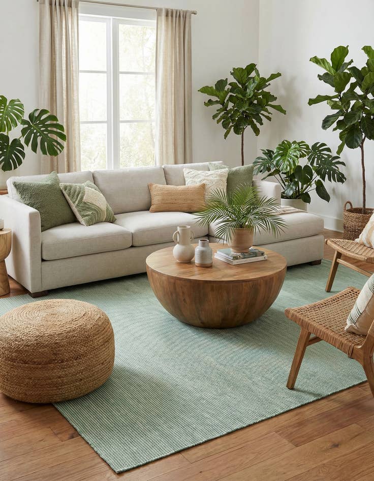 Detail image of  10' x 10'  Washable Jill Zarin Palm Springs Indoor / Outdoor Square Rug