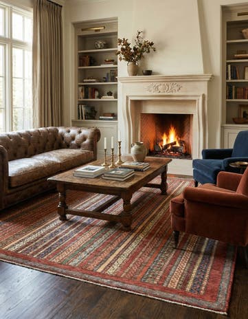 6' 7 x 9' 9 Hand Knotted Ariana Ziegler Rug