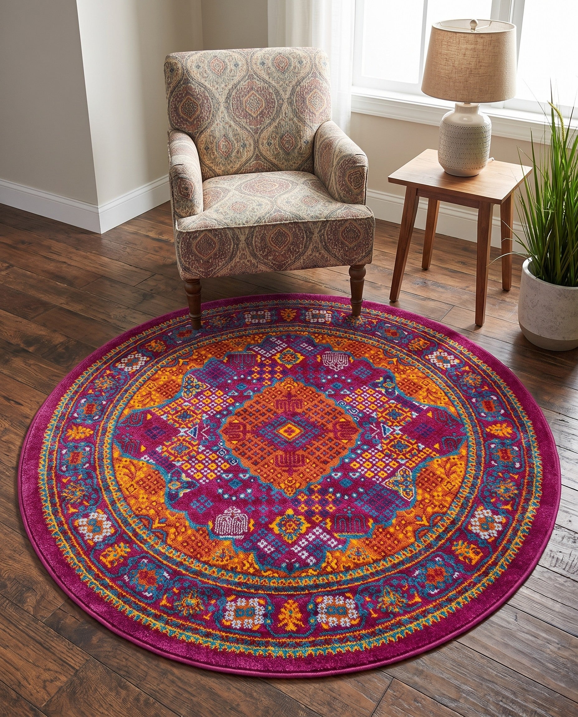 4' x 4' Calypso Round Rug