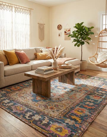 7' 10 x 10' Hand Woven Chenille Jute Rug