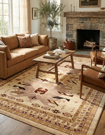Ivory Heris Rug