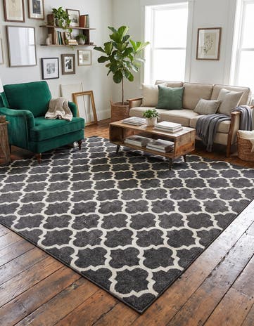10' x 10' Lattice Square Rug