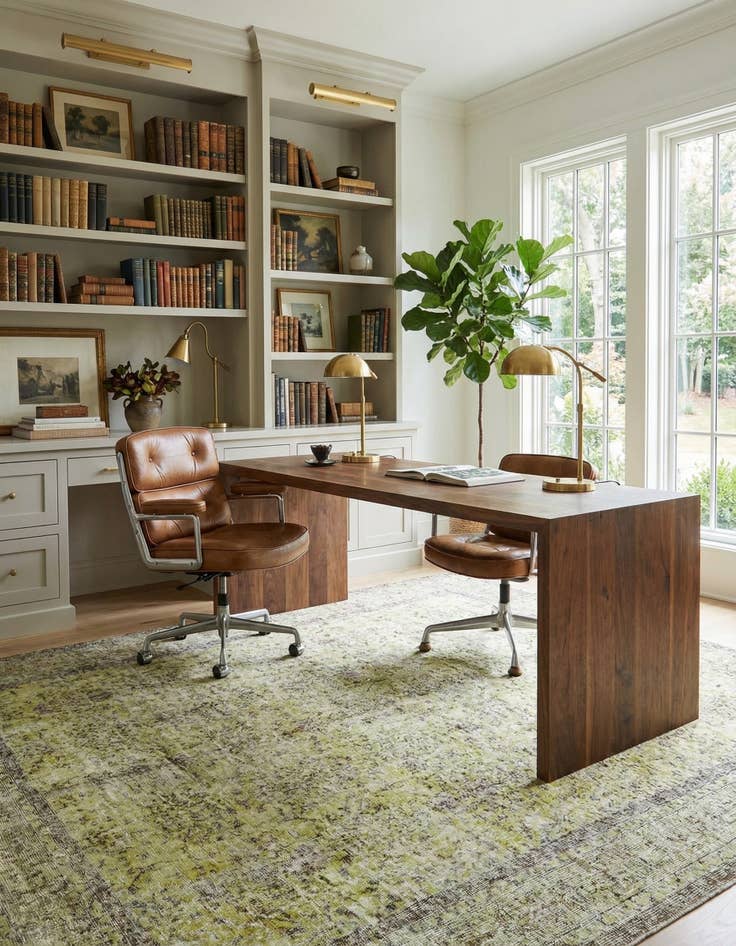 Detail image of 6' 11 x 9' 10 Ultra Vintage Wool Rug