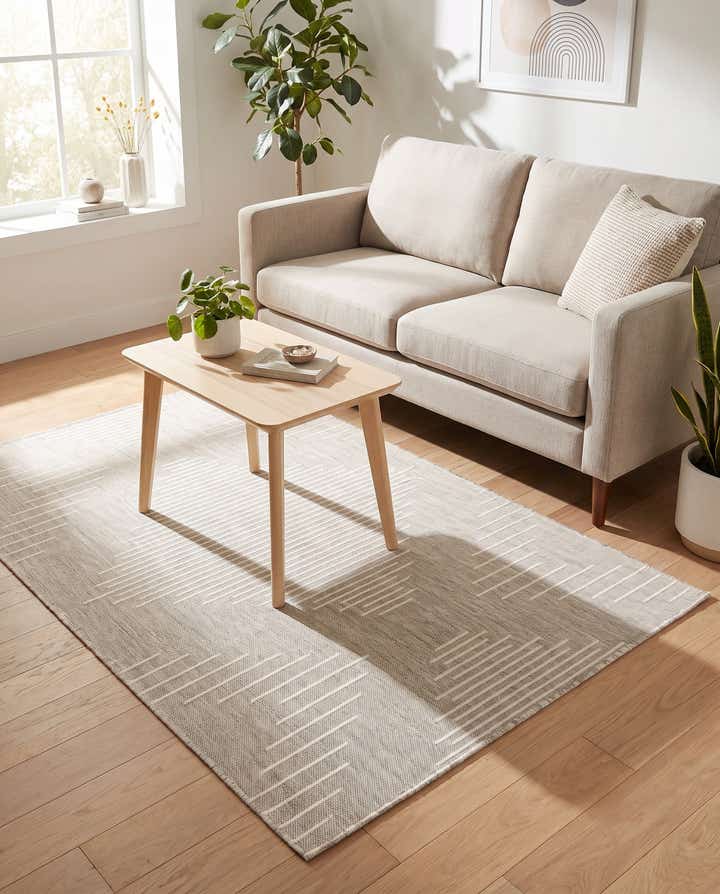 4' x 6' Easy-Clean Modern Indoor / Outdoor Rug