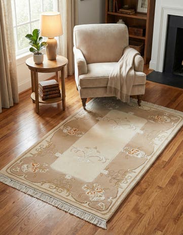 2' 9 x 4' 9 Hand Knotted Darya Wool Rug