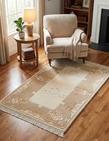 2' 9 x 4' 9 Hand Knotted Darya Wool Rug