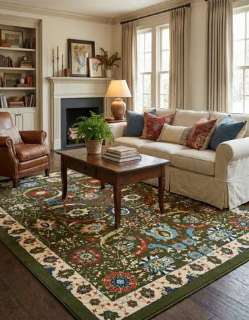 Green Neda Rug
