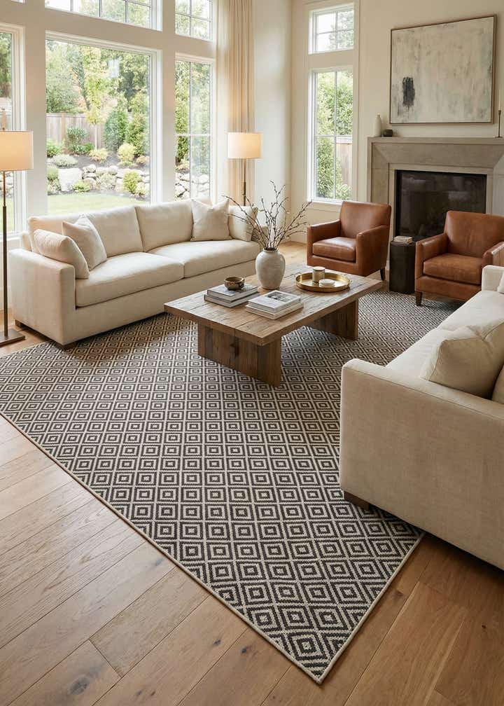 13' x 13' Easy-Clean Jill Zarin Indoor / Outdoor Square Rug