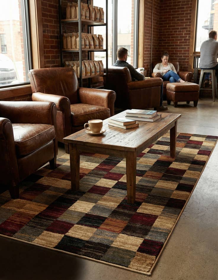 Detail image of  3' 8 x 6' 9 Cafe Rug