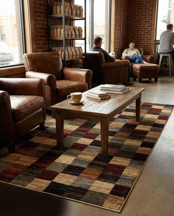Detail image of 3' 8 x 6' 9 Coffee Shop Rug