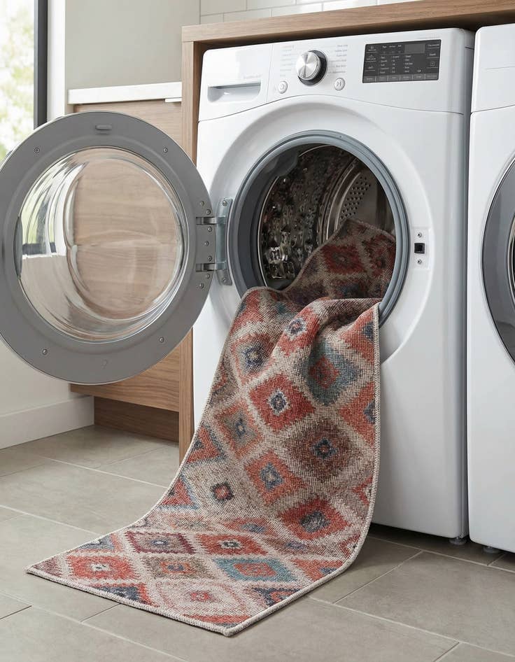 Detail image of 2' x 10'  Washable Sisu Runner Rug