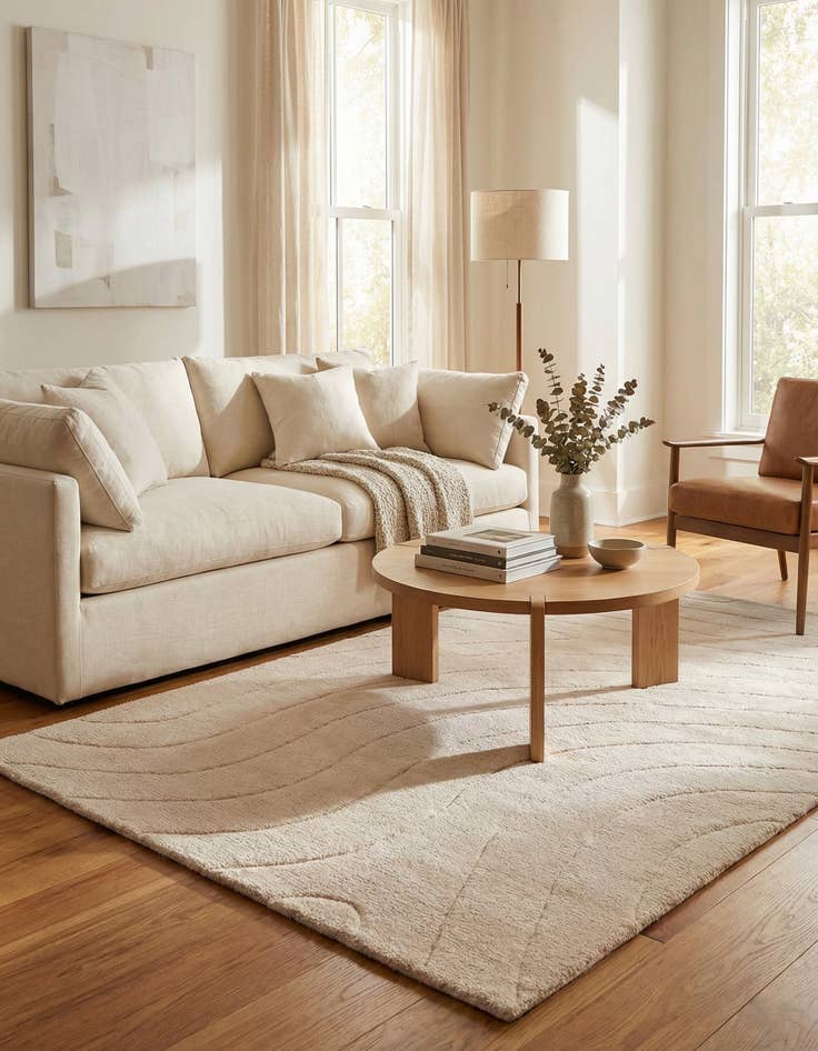 Detail image of  2' 9 x 4' 11  Hand Knotted Darya Wool Rug