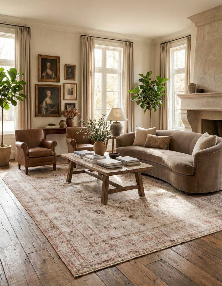 Detail image of 10' x 12' 10  Hand Knotted Ultra Vintage Persian Wool Rug