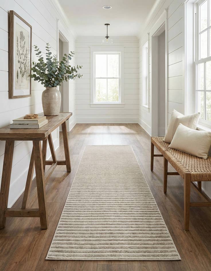 Detail image of  2' 7 x 10'  Washable Sabrina Soto Indoor / Outdoor Runner Rug