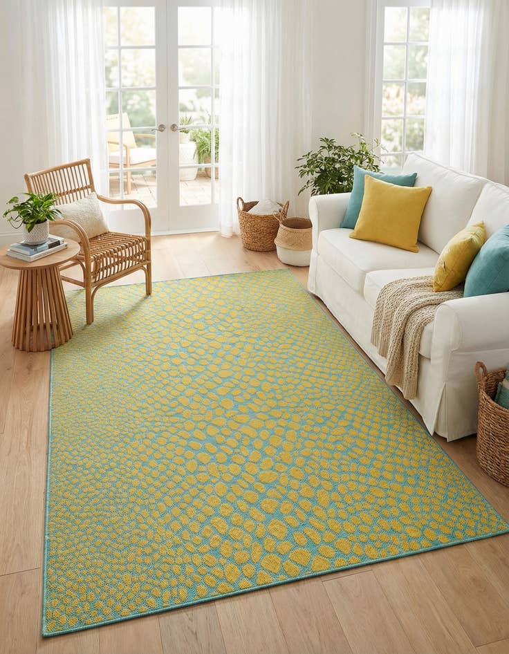 Detail image of 6' x 9'  Washable Jill Zarin Cape Town Indoor / Outdoor Rug