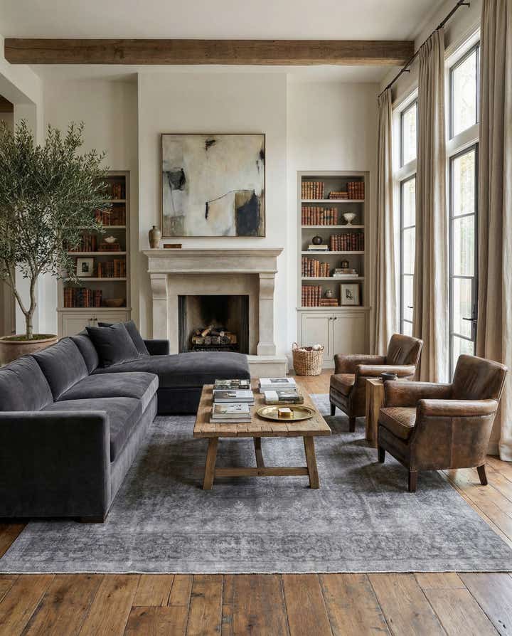 9' 7 x 13' 7 Vintage Royal Wool Rug