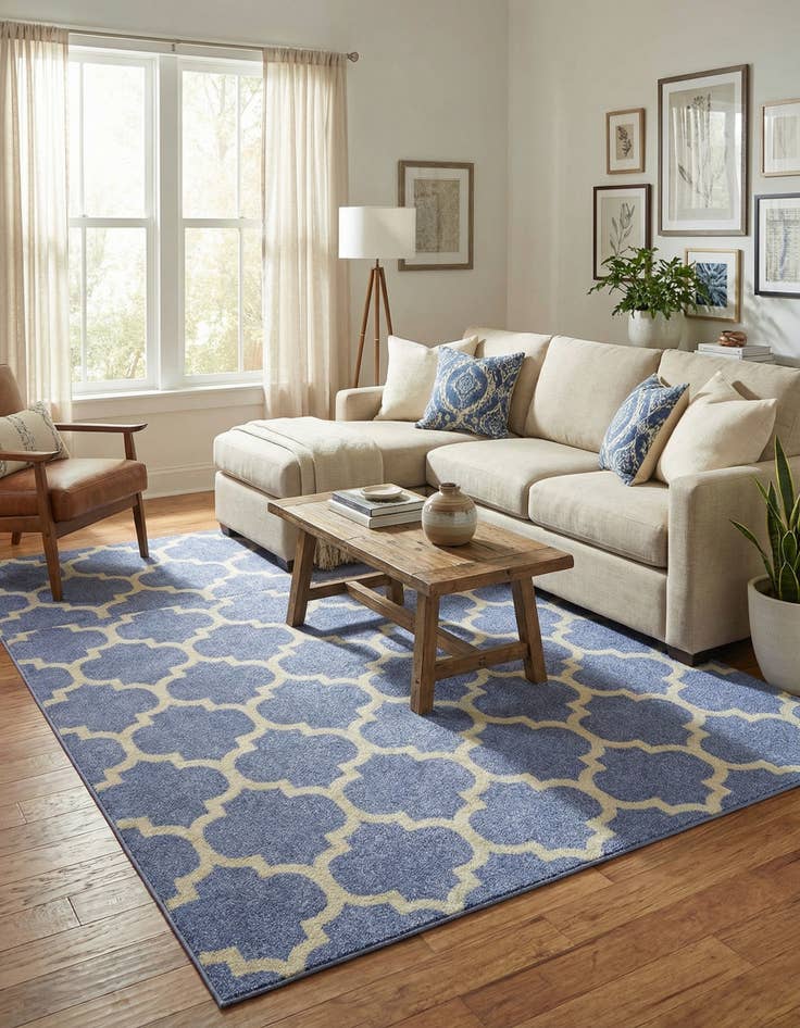 Detail image of 7' x 10' Trellis Rug