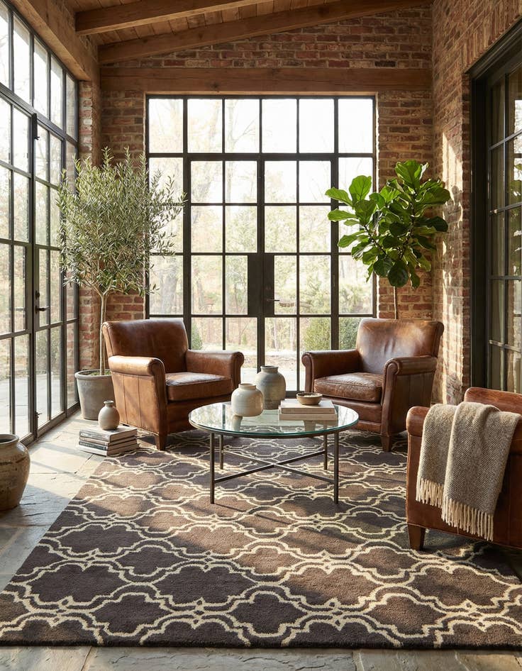 Detail image of 5' 1 x 7' 11 Luna Wool Rug