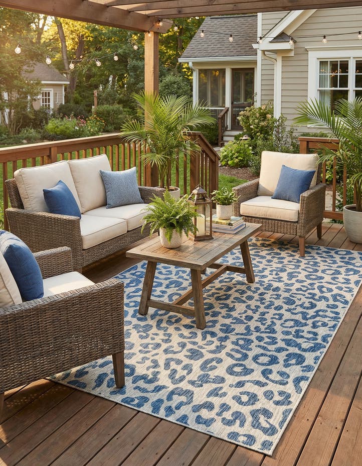 6' x 9' Easy-Clean Safari Indoor / Outdoor...