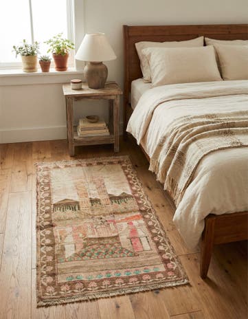 2' 6 x 4' 2 Hand Knotted Balouch Persian Wool Rug