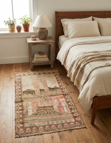 2' 6 x 4' 2 Hand Knotted Balouch Persian Wool Rug