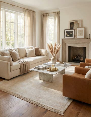 6' 7 x 9' 10 Hand Knotted Darya Wool Rug