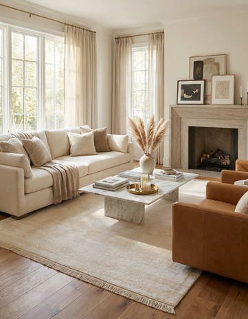 6' 7 x 9' 10 Hand Knotted Darya Wool Rug
