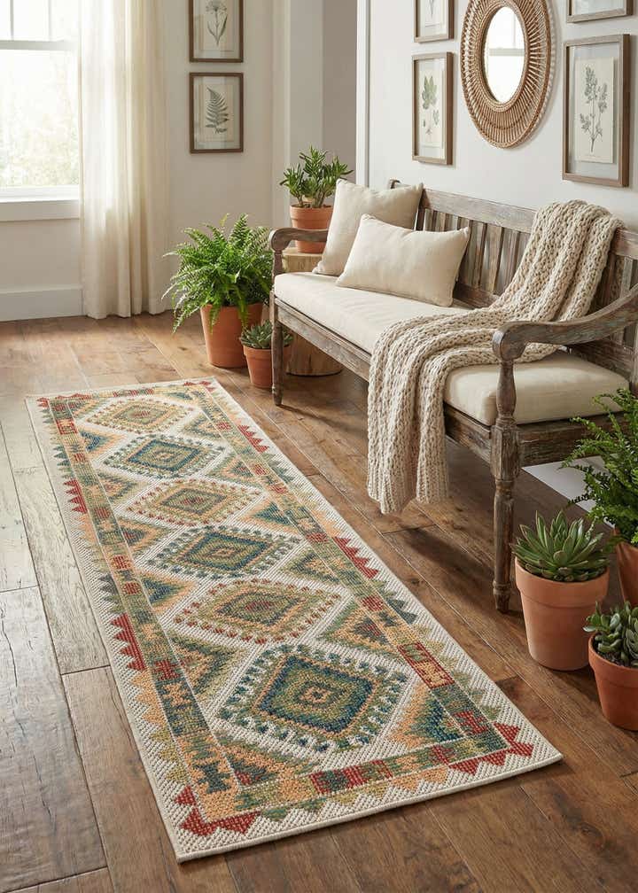 2' x 7' 10 Easy-Clean Baja Indoor / Outdoor Runner Rug