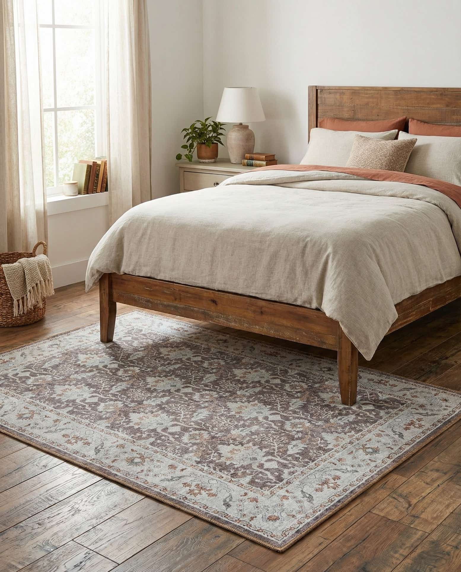 4' 1 x 6' 1 Washable Timeless Rug