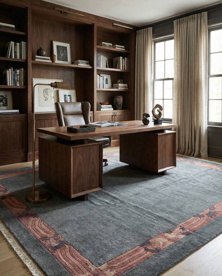 Detail image of 8' 5 x 11' 4 Hand Knotted Tibet Wool Rug