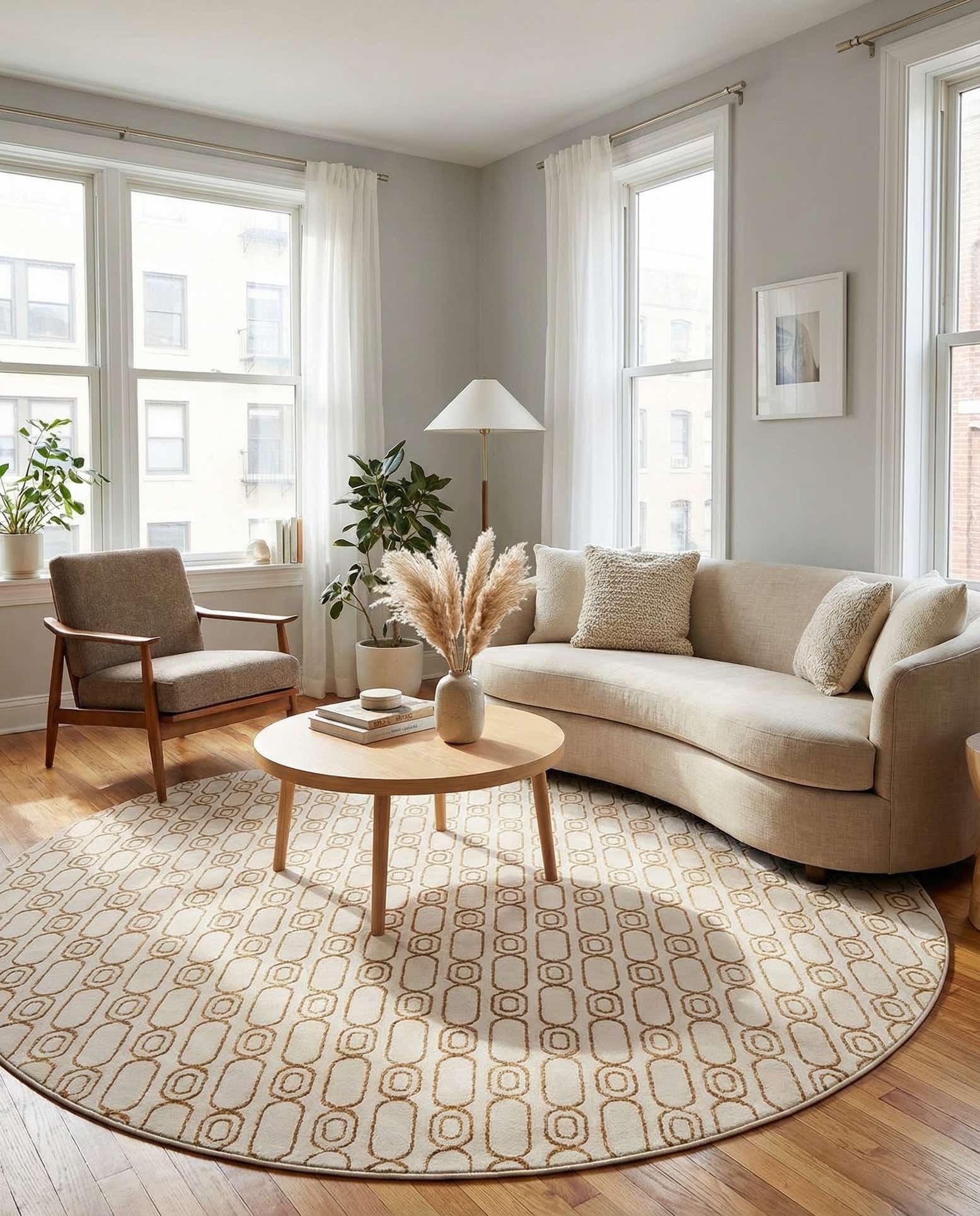 10' x 10' Vogue Geo Round Rug