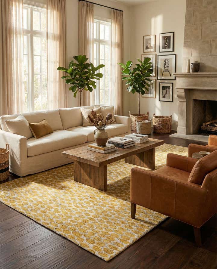 6' 2 x 9' Hand Knotted Moroccan Wool Rug