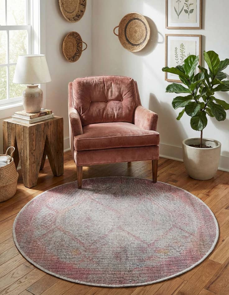 Detail image of  3' 3 x 3' 3  Washable Sisu Round Rug