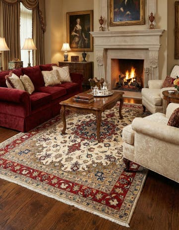 5' x 6' 8 Tabriz Rug