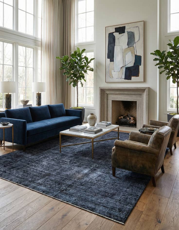 Detail image of 9' 10 x 12' 6  Hand Knotted Ultra Vintage Persian Wool Rug