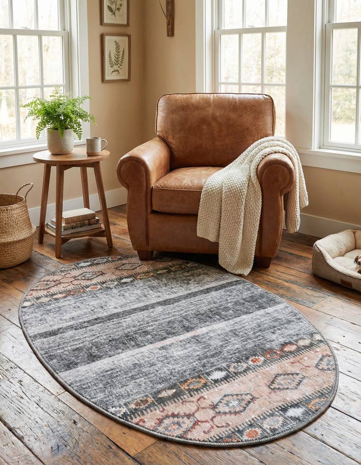 Detail image of 2' x 3' Timeless Oval Rug
