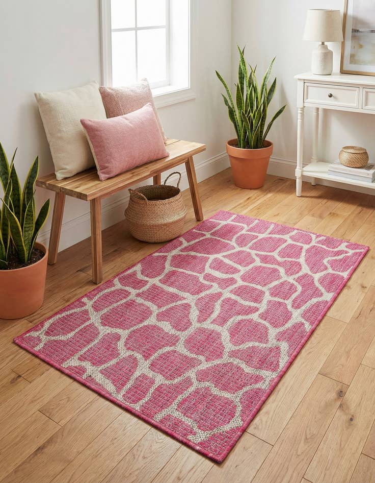 Detail image of 2' x 3'  Washable Safari Indoor / Outdoor Rug