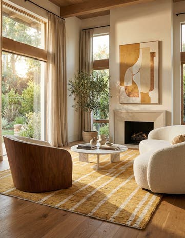 6' 9 x 9' 7 Hand Knotted Darya Wool Rug