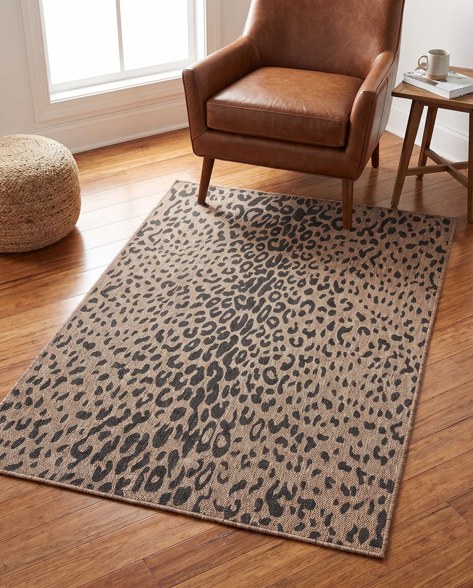 4' x 6' Easy-Clean Safari Indoor / Outdoor Rug