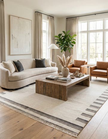 8' 1 x 11' 5 Hand Knotted Darya Wool Rug