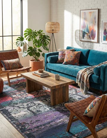 7' 10 x 11' Washable Francesca Rug