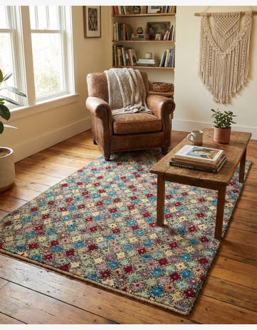 4' x 6' 5 Hand Knotted Balouch Wool Rug