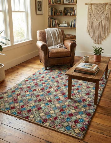 4' x 6' 5 Hand Knotted Balouch Wool Rug