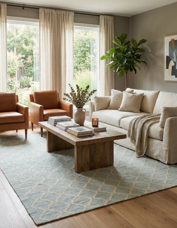 6' x 7' 10 Hand Woven Kilim Modern Wool Rug