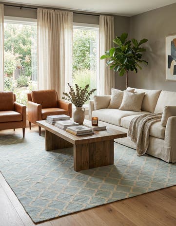 6' x 7' 10 Hand Woven Kilim Modern Wool Rug